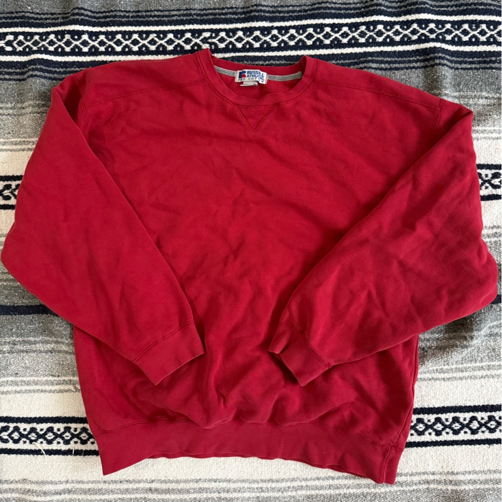 Russell Athletic red crewneck sweatshirt Size XL